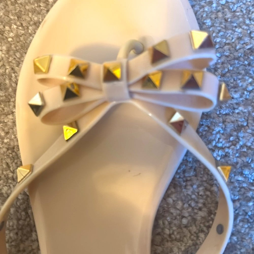 DIVA Lounge Studded Bow Tie Flip Flops